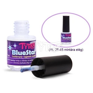 TyToo BlueStar Kékes-Fehér Csillámpor Ragasztó 15ml