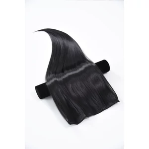 Fekete Csatos Póthaj -- 60 cm