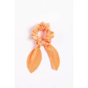 Narancssárga Bordázott Hajgumi Szalaggal Díszítve