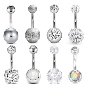 8 Darabos  Orvosi Fém Piercing Szett 8 db
