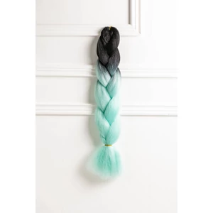 Fekete-Világoskék Ombre Póthaj 120 cm