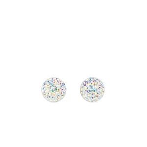 Swarovski Színjátszós Kövekkel Díszített Apró S925 Ezüst Fülbevaló