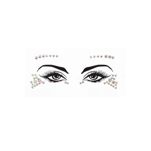 Hologramos Apró Öntapadós Arc és Test Strasszkő