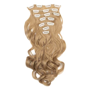 Szőke Többsoros Szintetikus 7 Csatos Póthaj