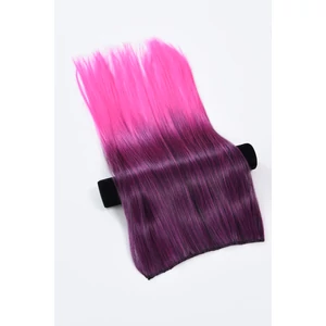 Lila-Pink Ombre Csatos Póthaj -- 60 cm
