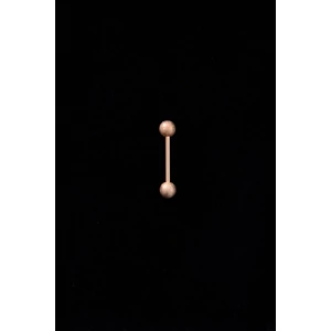 Arany színű matt piercing