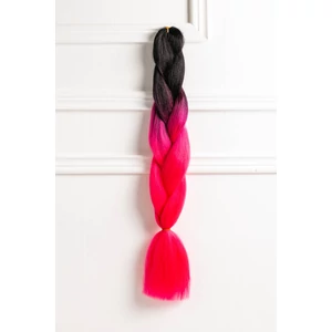 A & ONE Fekete-Pink Ombre Póthaj 120 cm