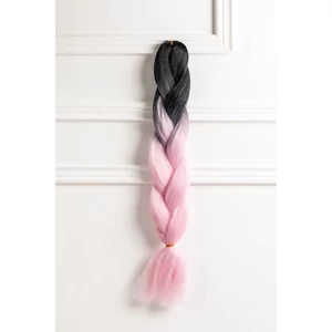 A & ONE Fekete-Rózsaszín Ombre Póthaj 120 cm