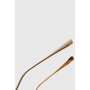 Lila-Pink Lencsés Fényes Arany Keretes Női Napszemüveg