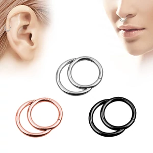 A & ONE Ezüst Színű Rozsdamentes Acél Különleges Karika Fül Vagy Orr Piercing