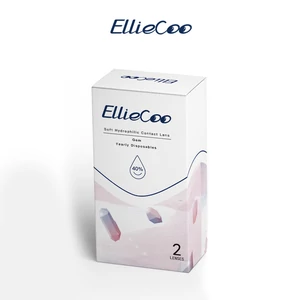EllieCoo Gemstone Series Színes Dioptria Nélküli Kontaktlencse - Kávébarna