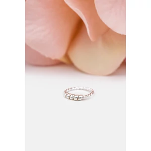 A & ONE Csillogó S925 Ezüst Karika Orr/Fül Piercing