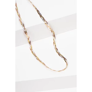 Arany-Rózsaarany-Ezüst Színű 3 Szálas S925 Ezüst Nyaklánc -50cm
