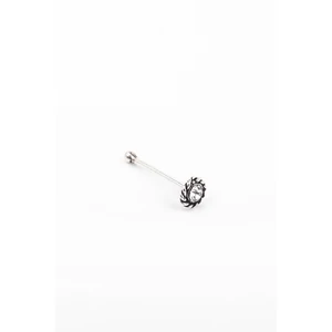 A & ONE S925 Ezüst Orr Piercing Csillogó Kővel Díszítve