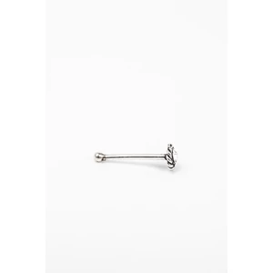 A & ONE S925 Ezüst Orr Piercing Csillogó Kővel Díszítve