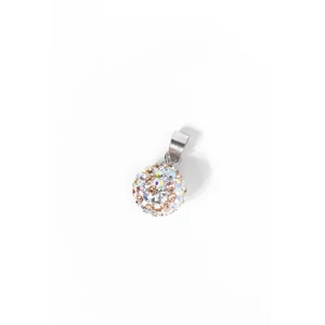 Csillogó Swarovski Kövekkel Díszített S925 Ezüst Gömb Alakú Medál