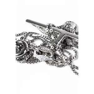 S925 Ezüst Nyaklánc Kereszt Alakú Medállal