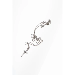 S925 Ezüst Nyaklánc Kereszt Alakú Medállal