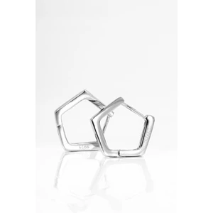 S925 Ezüst Minimalista Fülbevaló