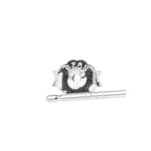 S925 Ezüst Gömb Fülbevaló Lila Swarovski® Kövekkel