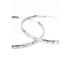 S925 Ezüst Karika Fülbevaló -40mm -4.2g