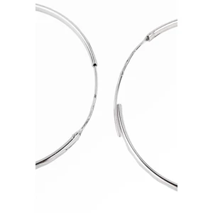 S925 Ezüst Karika Fülbevaló -40mm -4.2g