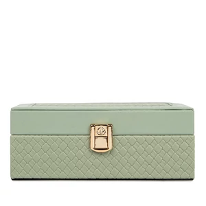 Zöld Színű Mintás Műbőr Ékszertartó Doboz