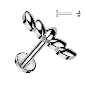 Ezüst Színű Titánium Labret Piercing