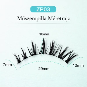 Mágneses Műszempilla Szett – Ragasztó Nélküli, Újrafelhasználható, Gyors Felhelyezésű Szempilla