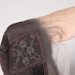 Fekete Szintetikus Göndör Paróka 40 cm