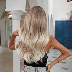 Barna-Szőke Ombre Paróka - 60 cm