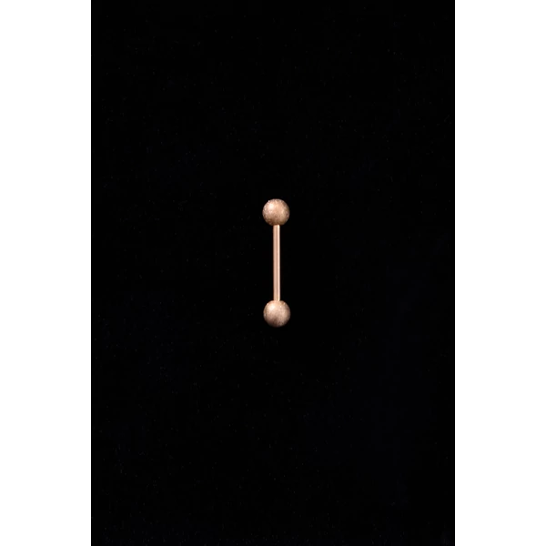 Arany színű matt piercing
