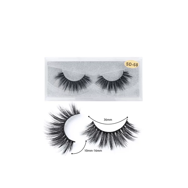 A & ONE SD-68 Hosszú és Dús Hatású Napsugaras Soros Műszempilla