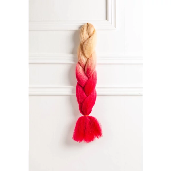 Szőke-Pink Ombre Póthaj 120 cm