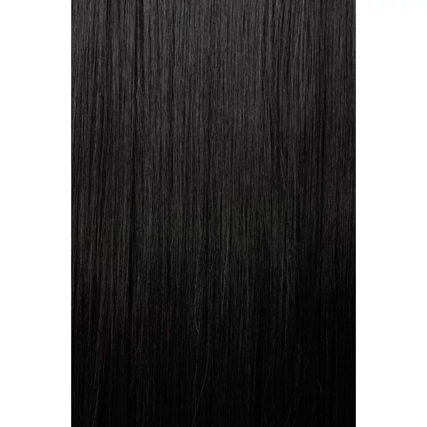 A & ONE Fekete Egyenes Csatos Póthaj 70 cm