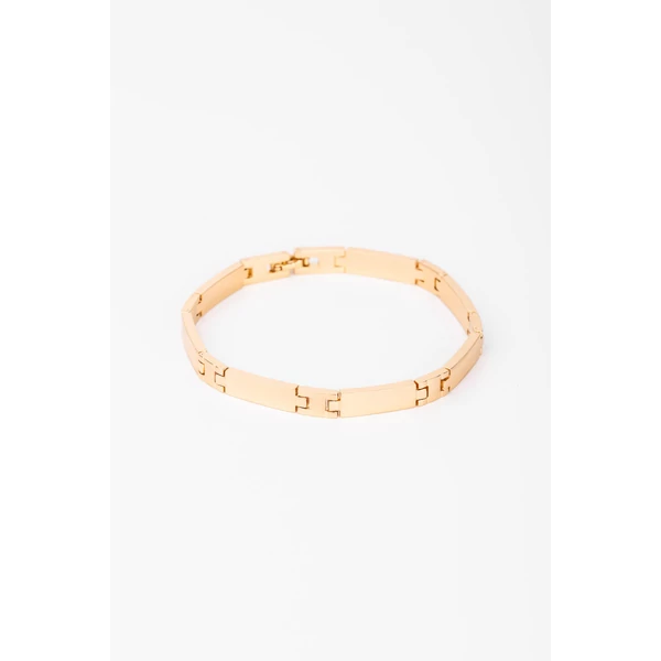 Arany Színű Aranyozott Fémötvözet Uniszex Karkötő