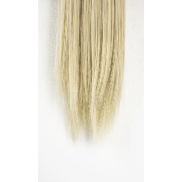 Világos Szőke Hosszú Egyenes Szintetikus Póthaj Copfhoz 60 cm