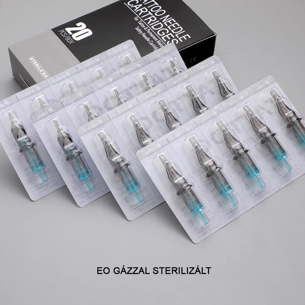 Tetováló Gép Szett LED Kijelzővel, Tűvel, Gyakorló Szilikon Lappal, Kézitáskával