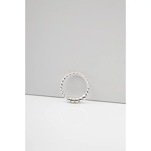 A & ONE Csillogó S925 Ezüst Karika Orr/Fül Piercing