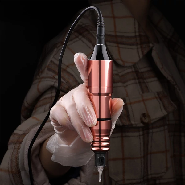 Rosegold Hybrid Tetováló Toll Csatlakozó Adapterrel