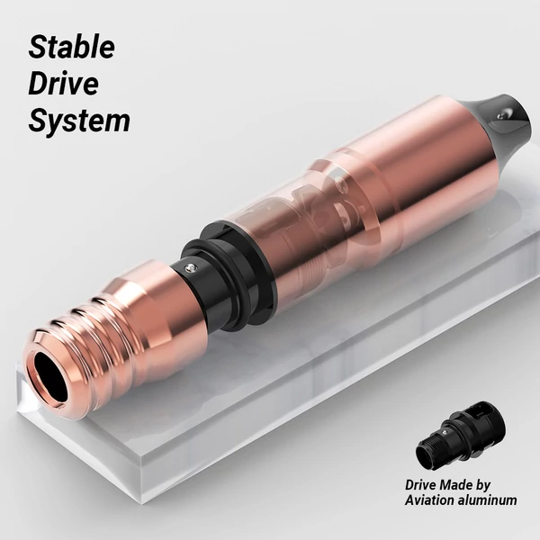 Rosegold Hybrid Tetováló Toll Csatlakozó Adapterrel
