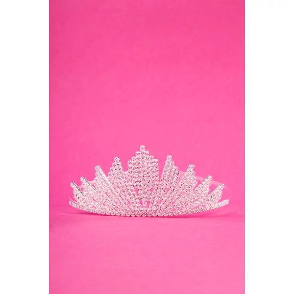 Csillogó Kövekkel Díszített Alkalmi Tiara