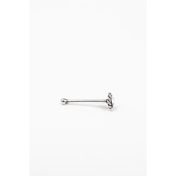 A & ONE S925 Ezüst Orr Piercing Csillogó Kővel Díszítve