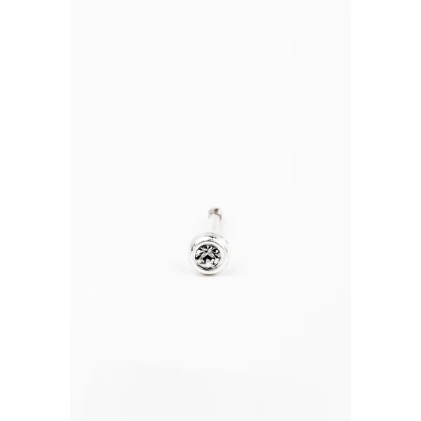 A & ONE S925 Ezüst Orr Piercing Csillogó Fehér Kövekkel