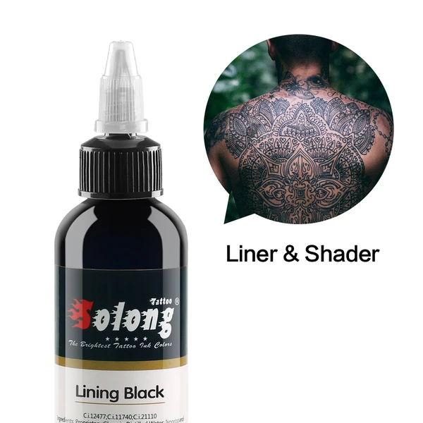 True Black Fekete Tetováló Gyakorló Festék - 60 ml