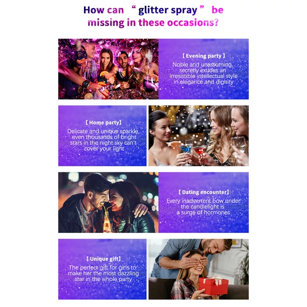 Glitter Spray Testre Hajra