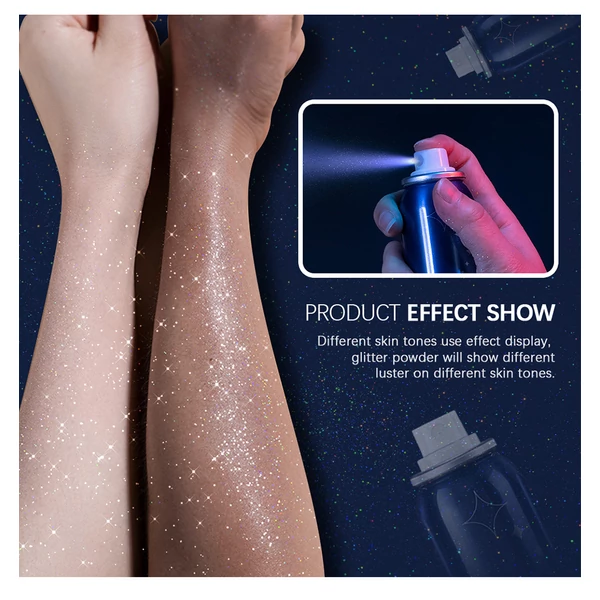 Glitter Spray Testre Hajra