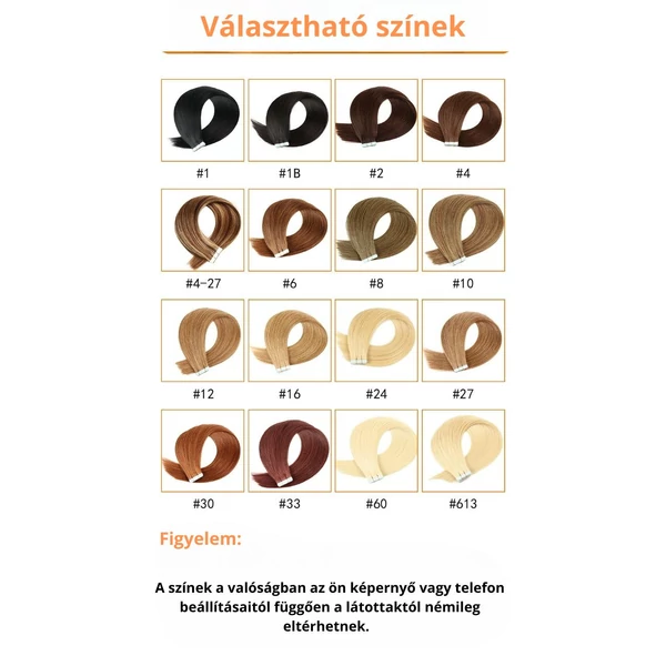 Választható színek
