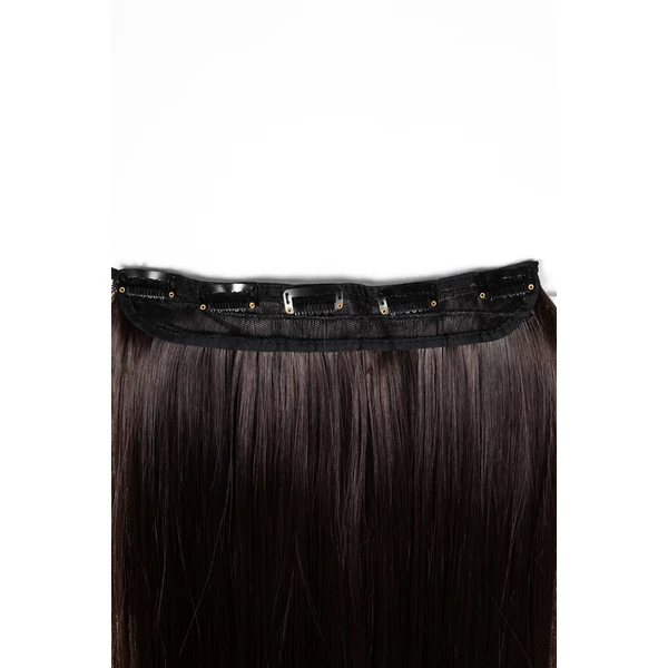 Barna Csatos Hullámos Póthaj 60 cm
