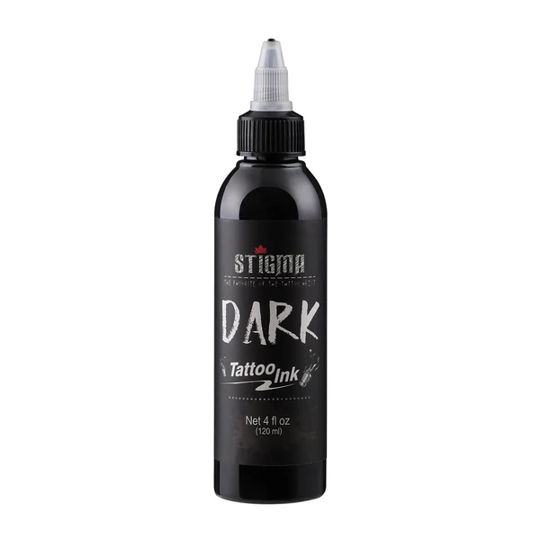 "Dark Black" Fekete Tetováló Festék - 120 ml